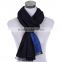 Mens Super Soft Cashmere Feel Double sided color rayon long scarf 12 colors