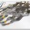 2016 the new top quality unprocess grey hair extensions sale bulk extensions