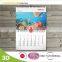 3D islamic calendar, 2015 Lenticular calendar printing