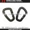 Jinyu plastic hook/climbing plastic hook /Black Plastic Carabiner wholesale