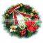 China factory Plastic Custom Christmas wreath / PVC wreath / PE wreath for Chirstmas