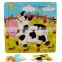 OEM&ODM cartoon 9 pcs wooden jigsaw puzzle for children                        
                                                Quality Choice