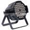 stage decoration sound actived dmx512 rgbw led 54 3w par light