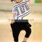 fashion children girl harem Pants dance suit baby girl loose t-shirt OEM service