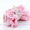 New Top Sale Women Ladies Girls Fashion Casual Rose Decoration Small Ruched Handbag Evening Bags, 6 Colors Available