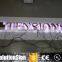 Waterproof outdoor advertising RGB led lighting backlit metal letter signs