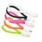 25CM Magnet Flat Short 5Pin Micro USB Data Charger Cable Cord For Samsung HTC