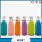 16Oz Insulated Coffee Cup Vacuum Bottle With Silicone Sleeve