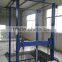 4.5m 1000 load lead rail cargo lift vertical material lift platform