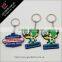 2016 promotion giftware one Side Soft PV Ccustom Key holder