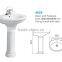China  sanitary ware basin cheap price pedestal basin