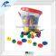 Nursery School Educational Toy 2.1cm Large Beads Tub