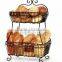2-Tier Flat-Back Metal Basket/ metal wire