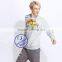 Custom 100% Fleece Polyester Men Grey Pullover Hoodie Sweatshirts