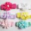 Baby Flower Headband,Pearl Bow Headband, Girl Headband, Satin and Tulle Flower Puff Headband ,Childrens Accessories