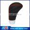 Manual Leather Car Gear Knob Red Stitching Universal