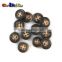 11.5mm(18L) Fashion Wood Grain Resin Buttons 4 Holes Sewing Craft DIY Accessories For Bag Shoe Garment #FLN004-11.5B