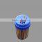 300pcs different colored wooden toothpicks