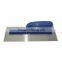 Plastering trowel with ABS handle, manganese steel blade, normal polished construction tool