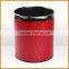 High-grade leather paint trash barrels creative fashion storage cylinder housing peel European household trash
