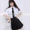 2015 new fashion school girl sex blouse skirt dress