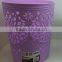 colorful plastic dust bin without lid,waste bin,dustbin