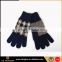 Korean style warm acrylic knitted cheap mittens