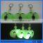 boys silicone luxury keychain with led light