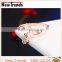 Fashion bow tie ring with heart pendant gold heart ring wholesale