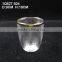 Wholesale Wedding dinner plate gold plating edge in clear