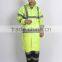 Water-Proof police Raincoat Suit for Man 2016 police pu reflective safety raincoat