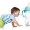 best selling uv glass/silicone baby feeding bottle
