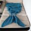 Crochet Mermaid Tail blanket fish tail blanket handmade knitted cotton blanket