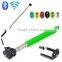 Extendable Self Portrait Selfie Handheld Stick Monopod with Adjustable Phone Holder and Bluetooth Remote Wireless Shutter