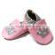2016 new high quality comfortable fashion cute pink princess baby leather toddler shoes