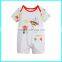 High Quality Newborn Infant Fashion Short Sleeve Baby Romper With Print
