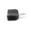 DC3.5 1 male to 2 female audio adapter