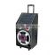 2016 new model portable speaker with wireless mic and solar energy