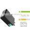 Original USAMS Foldable Square Double USB Fast Charger For Apple / Smartphone / PSP Mobile Phone Travel Charger