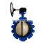 Ductile iron wafer type pneumatic butterfly valve