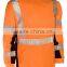 Safety Black Series Class 3 hi vis work shirt Breathable Reflective Tape