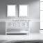 2016 White Painting Floor Standing Bathroom Cabinet With Side Cabinet
