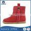 Guangzhou Wholesale Girls High Top Suede Leather Desert Boots With Rubber Sole