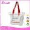 recycled custom foldable promotional handle cotton shopping bag