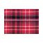 woven cotton twill yarn dyed brushed check fabric of 32x32/110x80