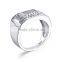 Pave Spinel 925 Sterling Silver Wholesale Men Ring Jewelry