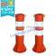 Different size unbreakable safety flexible delineator post in dubai uae spring post