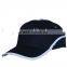 reflective border and line cotton twill 5 panel baseball cap