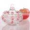 Europe style crystal glass candy jar & dry fruit storage container