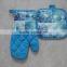 christmas digital printed kitchen cotton oven mitten